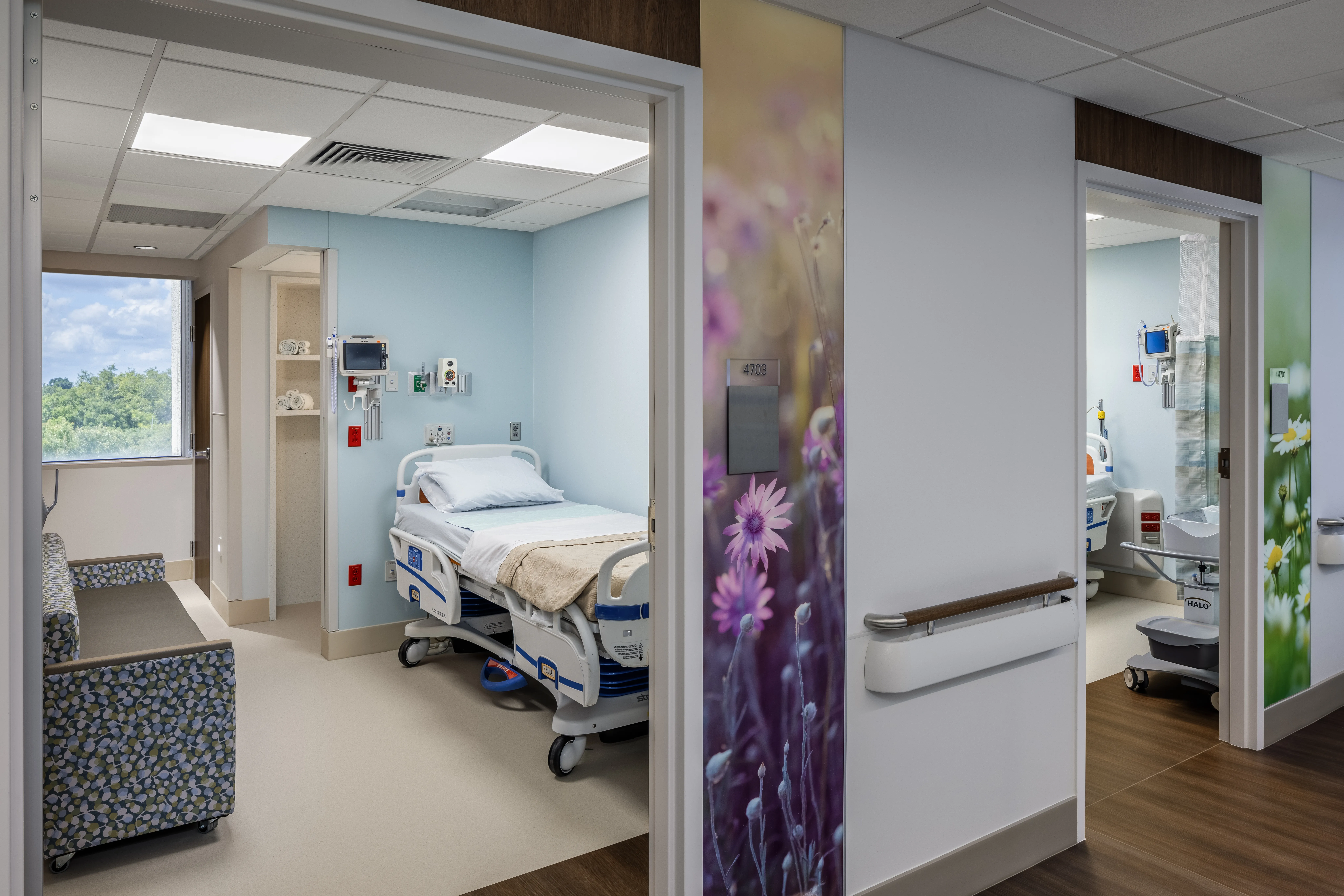 AdventHealth maternity suite.
