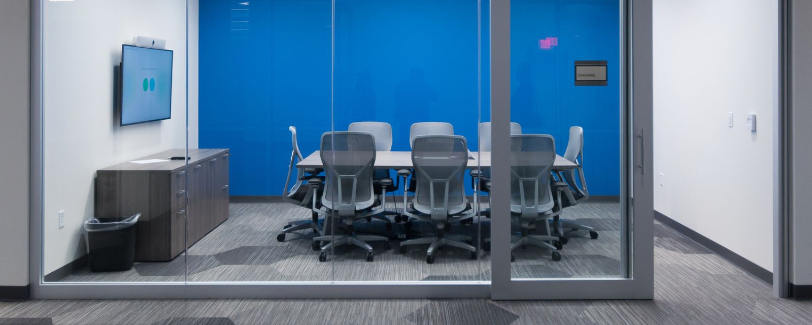 Meeting space inside McKesson Specialty Health in Dallas-Fort Worth.