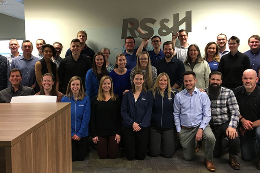 Group photo of RS&H associates.