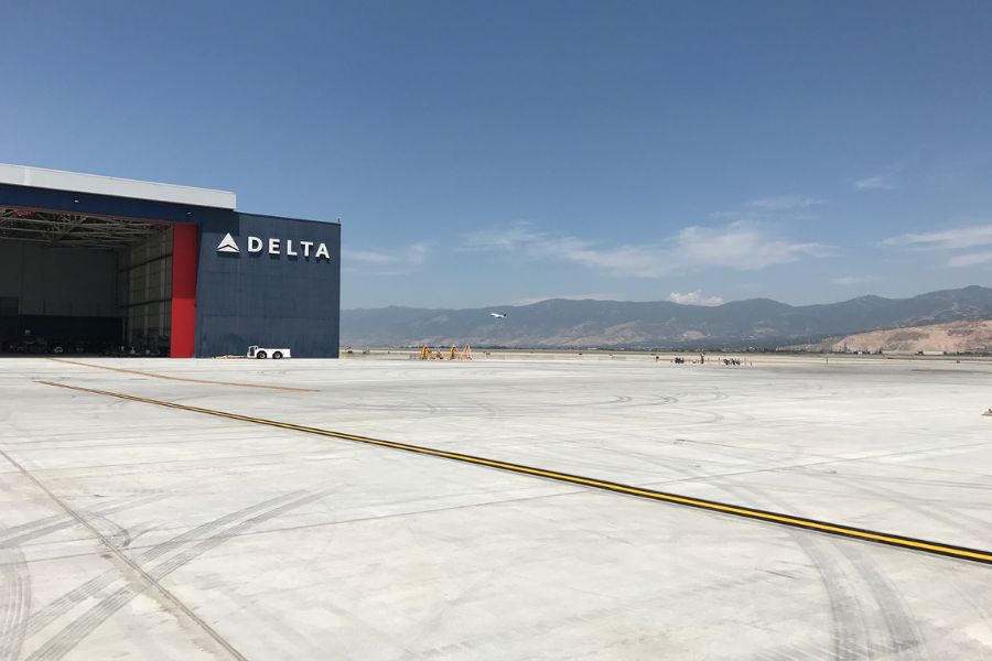 Delta airport terminal.