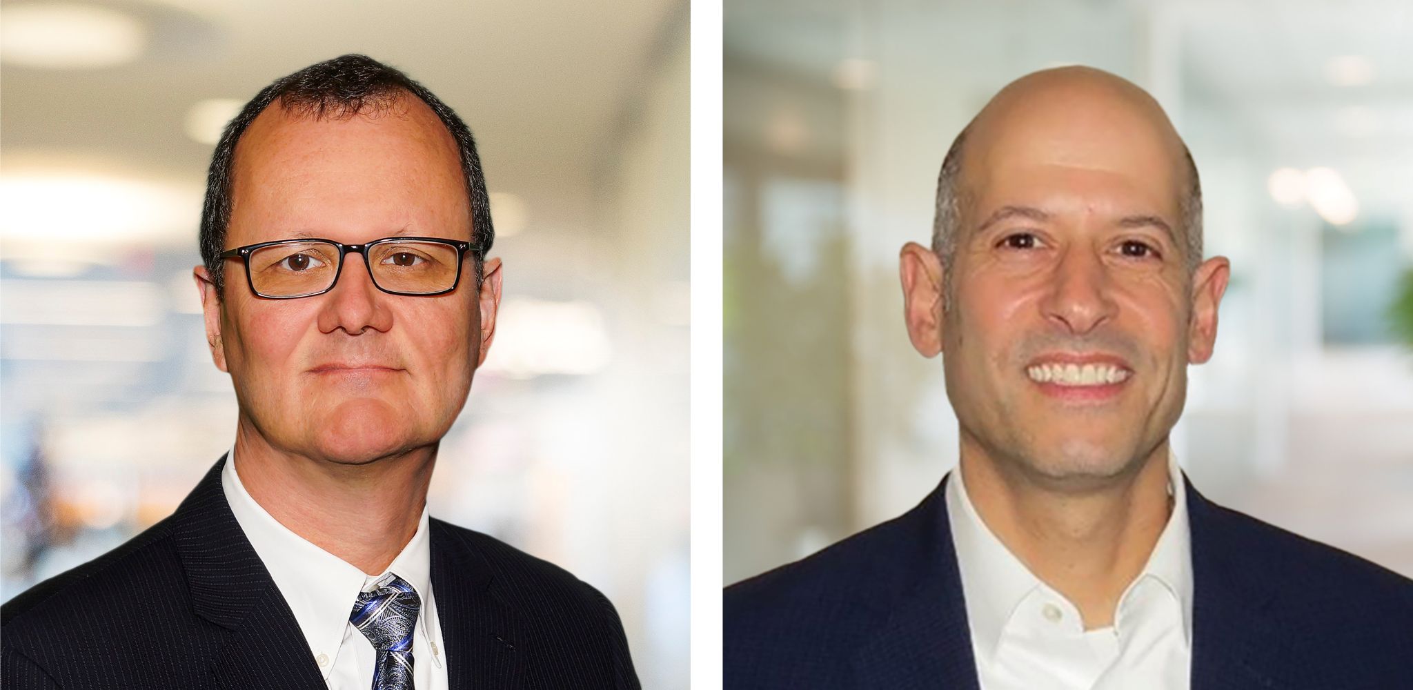 Headshots of Don Roberts and Carlo Morgano. 