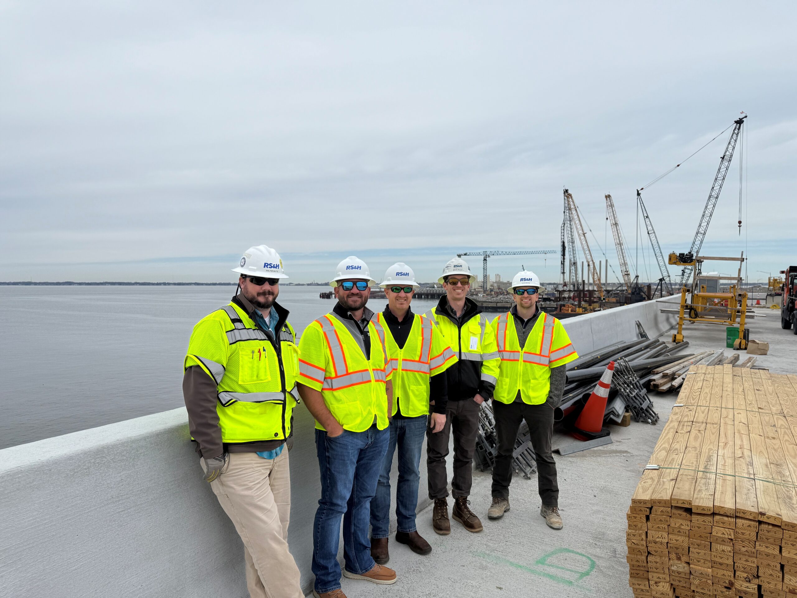 Brent Wilkins on project site. 