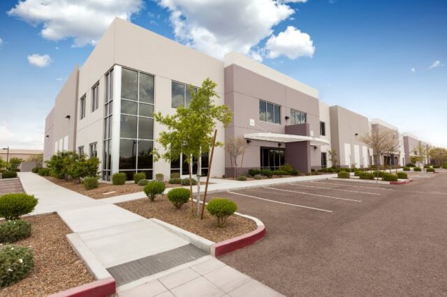 Photo of office building.