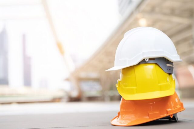 Construction hats.